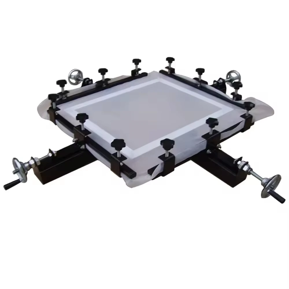 NA104 60x60CM Screen Printing Manual Hand Pneumatic Mesh Stretcher Making Machine
