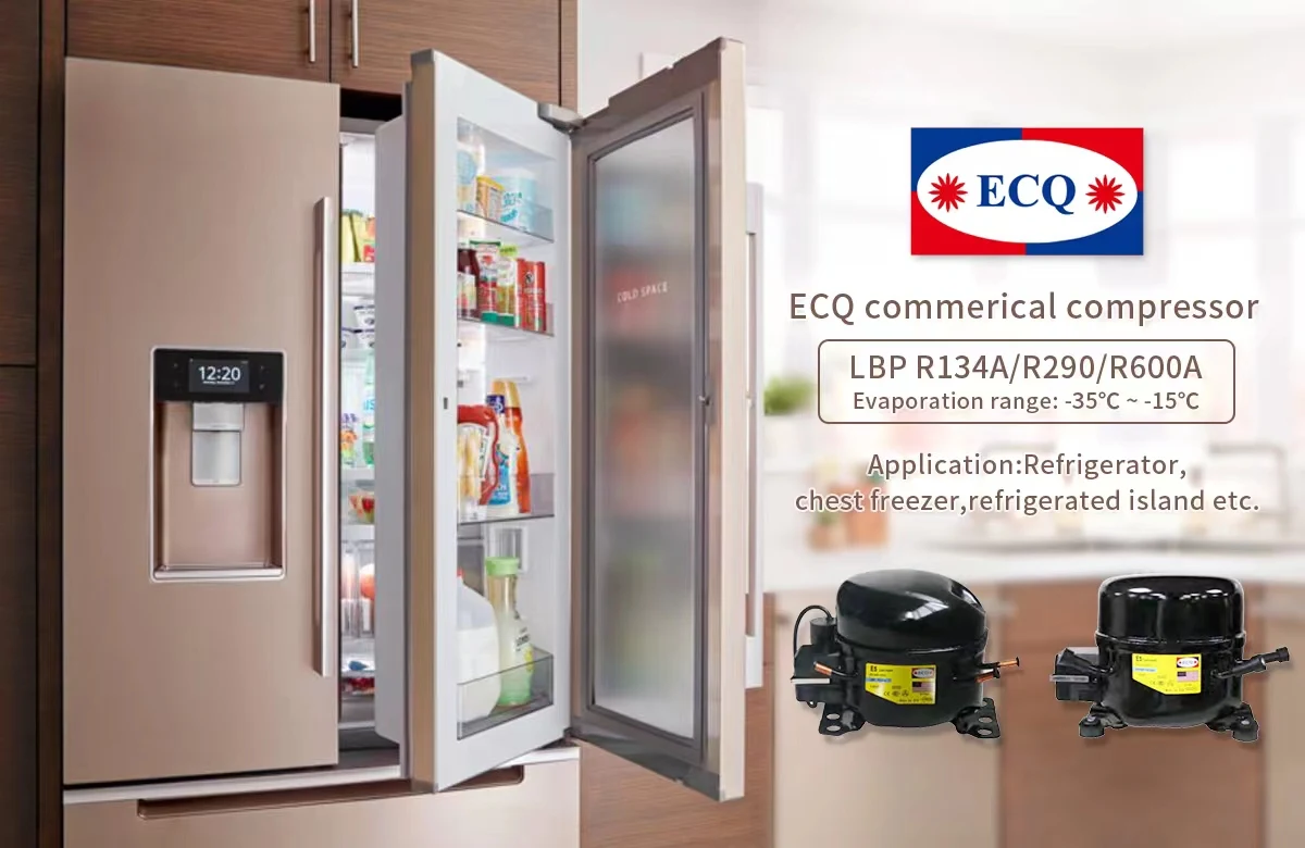 R600 LBP Freezer Compressor ECQ 1/12HP 220v LBP Kitchen Refrigerator Compressor E3.5 LAW/YHP