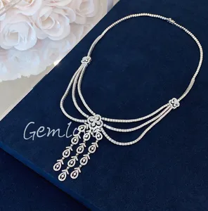 2026 Fashion 18K Gold Necklace (Women's) IGI Certified Lab-Grown Four-Leaf Clover Cut Diamond, the Perfect Wedding Gift