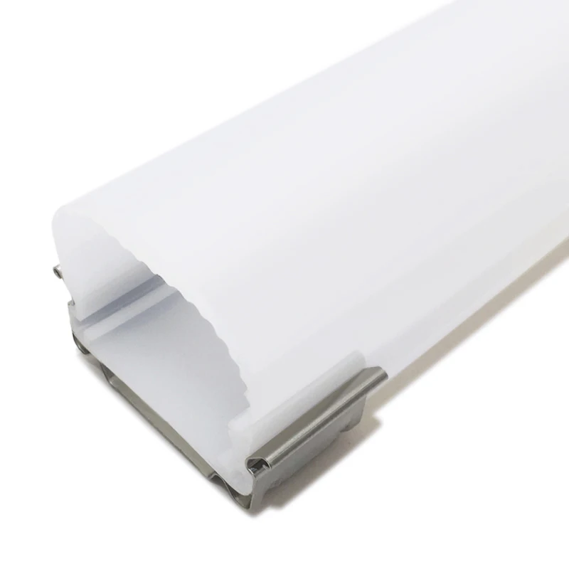 Экструдированный пластиковый профиль прозрачная пластиковая Светодиодная лента светорассеиватель крышка