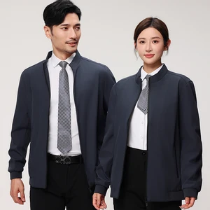 2026 Business Standing Collar Soft Winter Jacket Men Threaded Cuffs Jacket for Men logo Customize Jacket