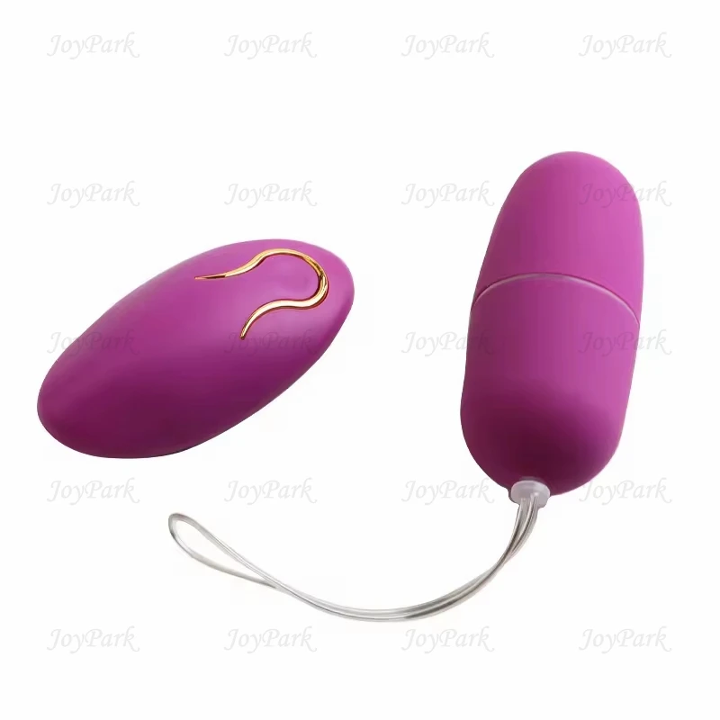 JoyPark Tragbarer, kabelloser und leistungsstarker Mini-Vibrator mit Fernbedienung – Liebes-Ei für Frauen_voghion.com