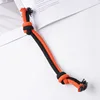 Naranja y negro, dos nudos, 28*3cm, 25g