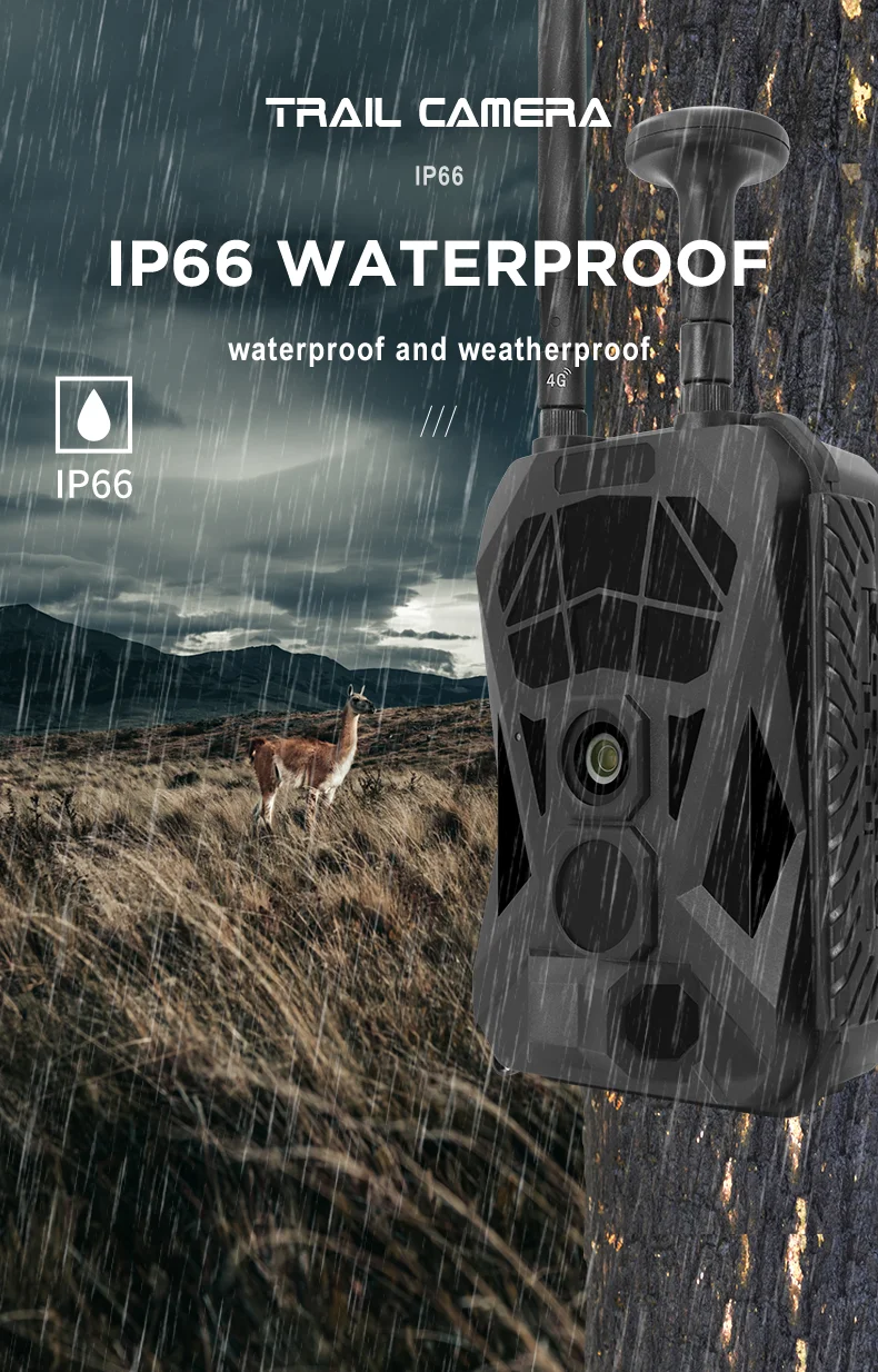 4g Sms Wireless Cellular Trail Camera With App Gps Outdoor Waterproof Motion Activted Hd Night