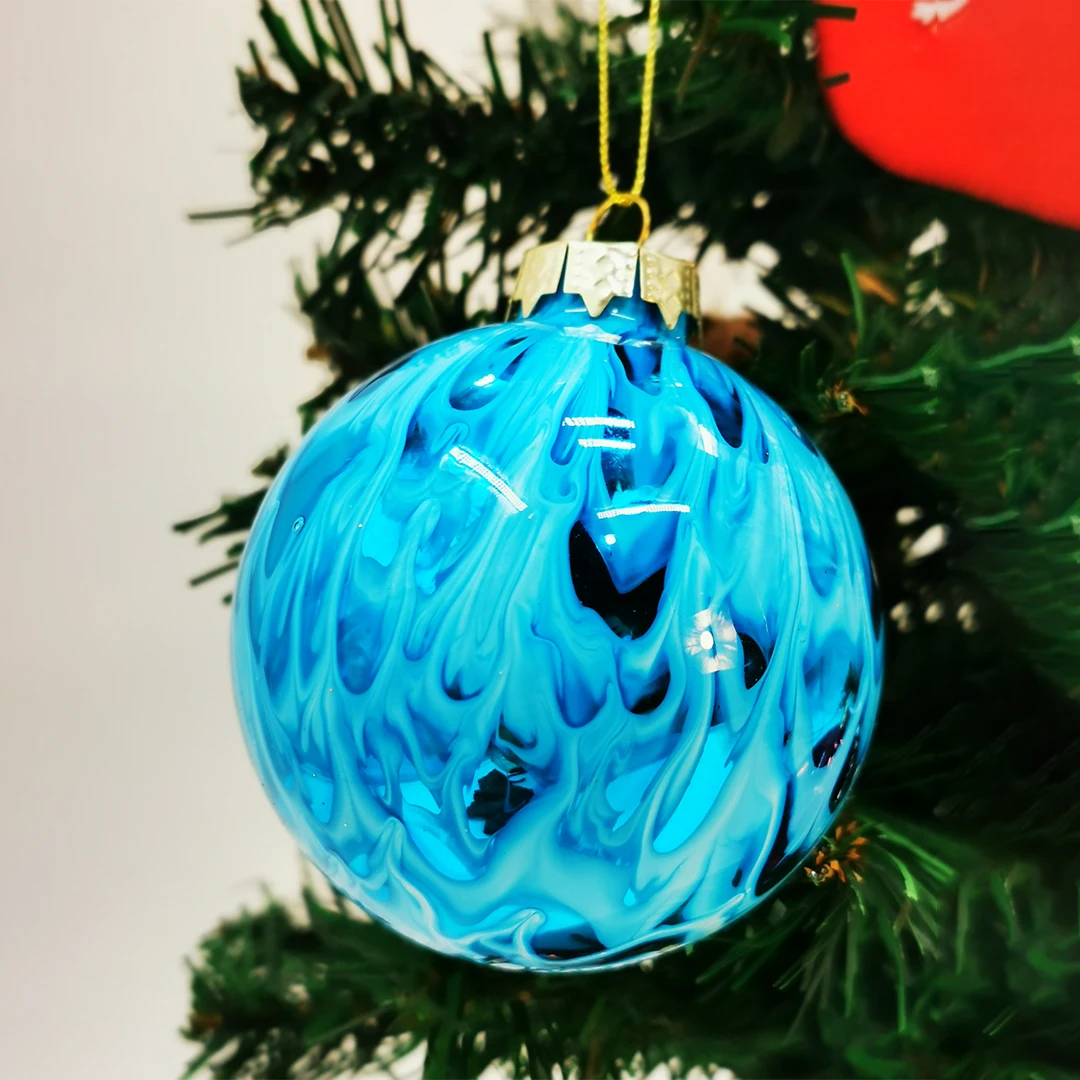 Decorating Christmas Balls Large Glass Christmas Silver/gold/red Ball