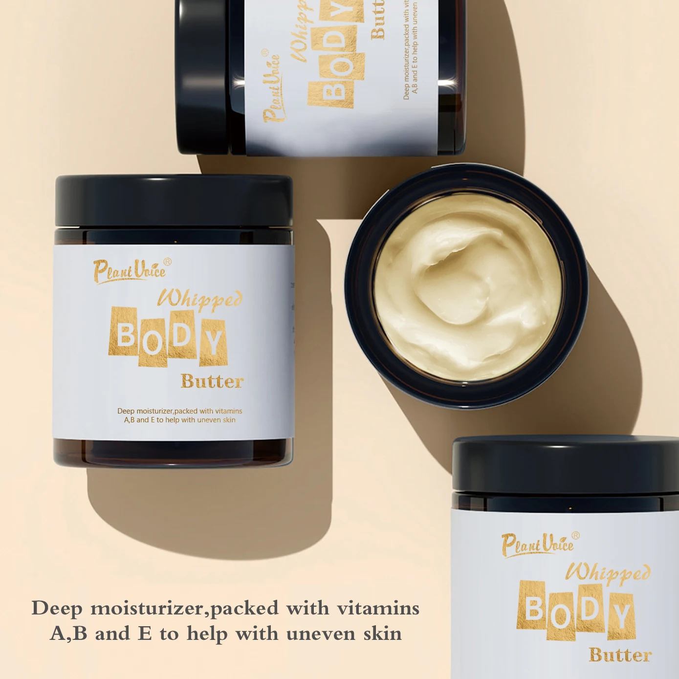 Private Label Organic Coacoa Whipped Shea Butter Argan Body Butter