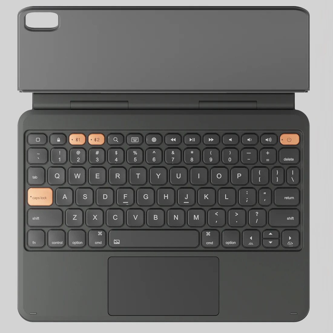 Premium Aluminum Magic Keyboard for iPad 11 Inch Air 6 (M2) / Air 7 (M3) BT Keyboard Case for Electronics Retail Supermarket Wholesale OEM/ODM/Private Label