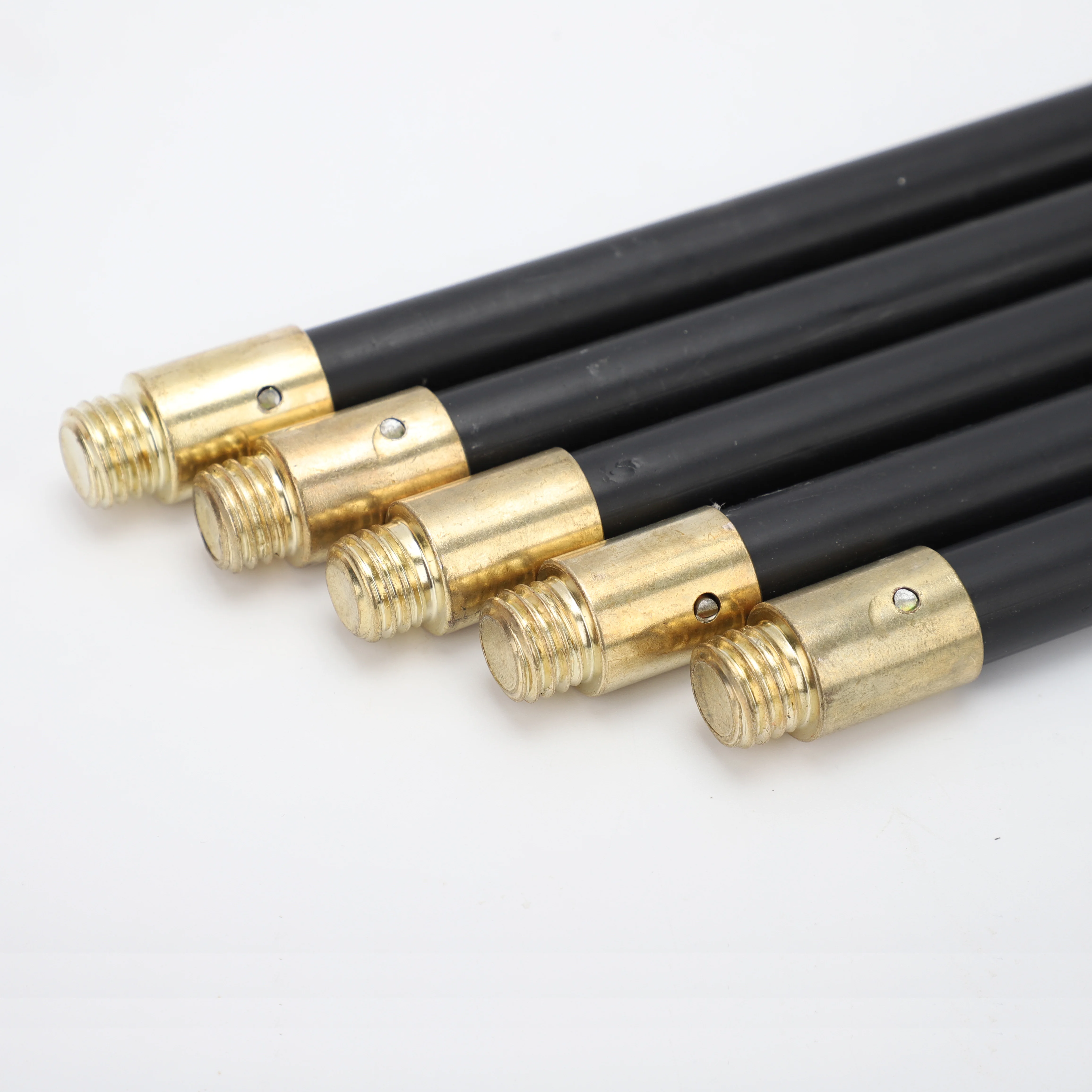 Interlocking Rotating Rod 12Pcs Plunger Locking Drain Rod Kit Interlocking Rods Double Worm Screw ...