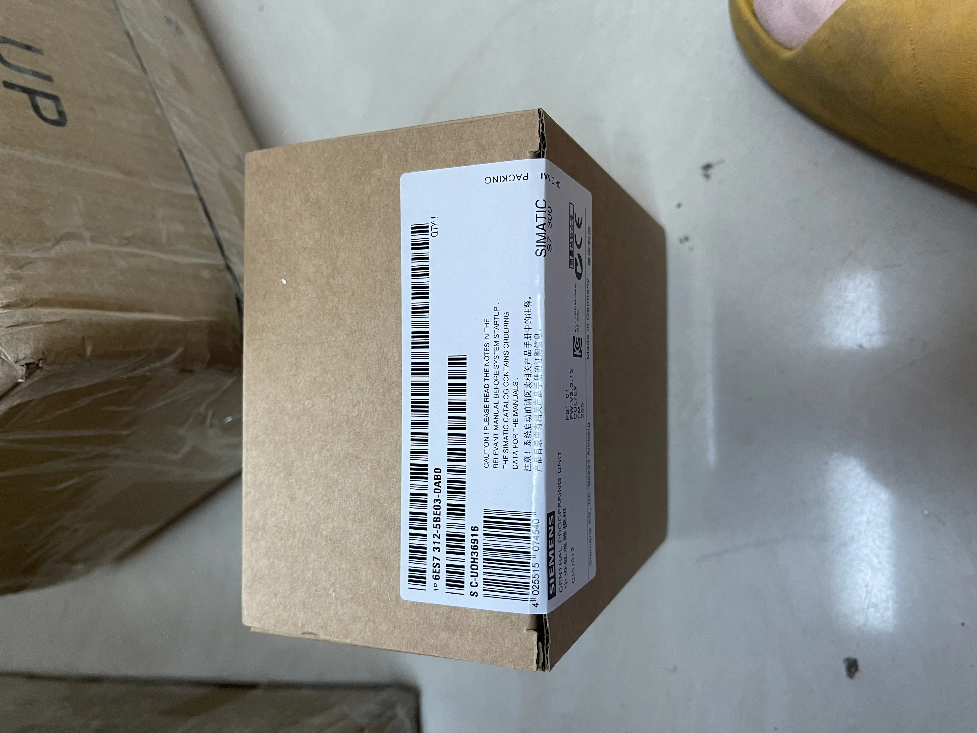 Siemens PLC CPU Module 6ES7312-5BE03-0AB0