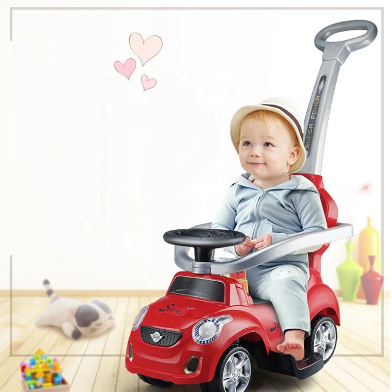 子供用電気自動車が中国製のプッシュバー付きおもちゃの車に乗る Buy 24v車 おもちゃの車プッシュバー 幼児車 Product On Alibaba Com