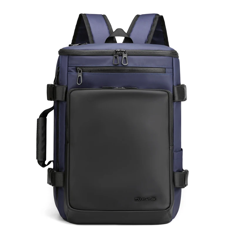 LMD Factory Custom OEM ODM Service Waterproof PU Material 3 Ways Usage 15.6 Inch Laptop Bag Backpacks for Men