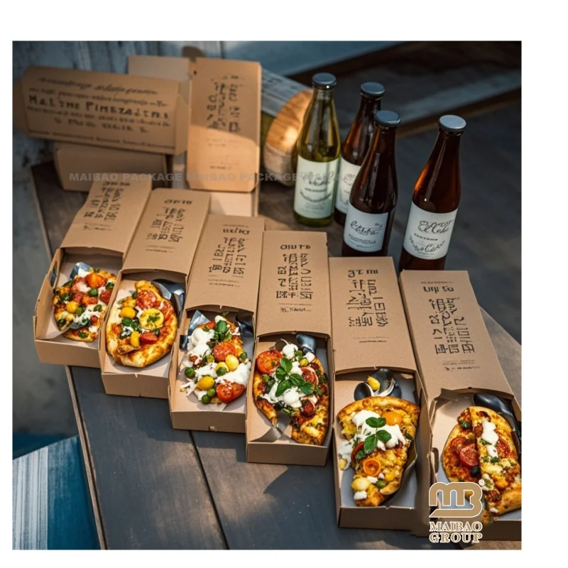 食品グレードの配達ボックスピザカスタム25cm韓国ピザ引き出しボックス