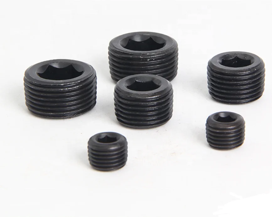 NPT Pipe Thread Plug Hexagon Socket Hexagon Alloy NPT1/16  1/8  1/4  3/8  1/2  3/4  1\
