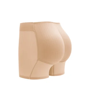 Thin Latex Female Peach Buttocks Belly Beauty Artifact Seamless Shapewear Boxer Briefs Bodysuit Padded Buttocks Tummy Control