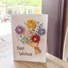 [Finished Greeting Card] Colorful Little Flowers