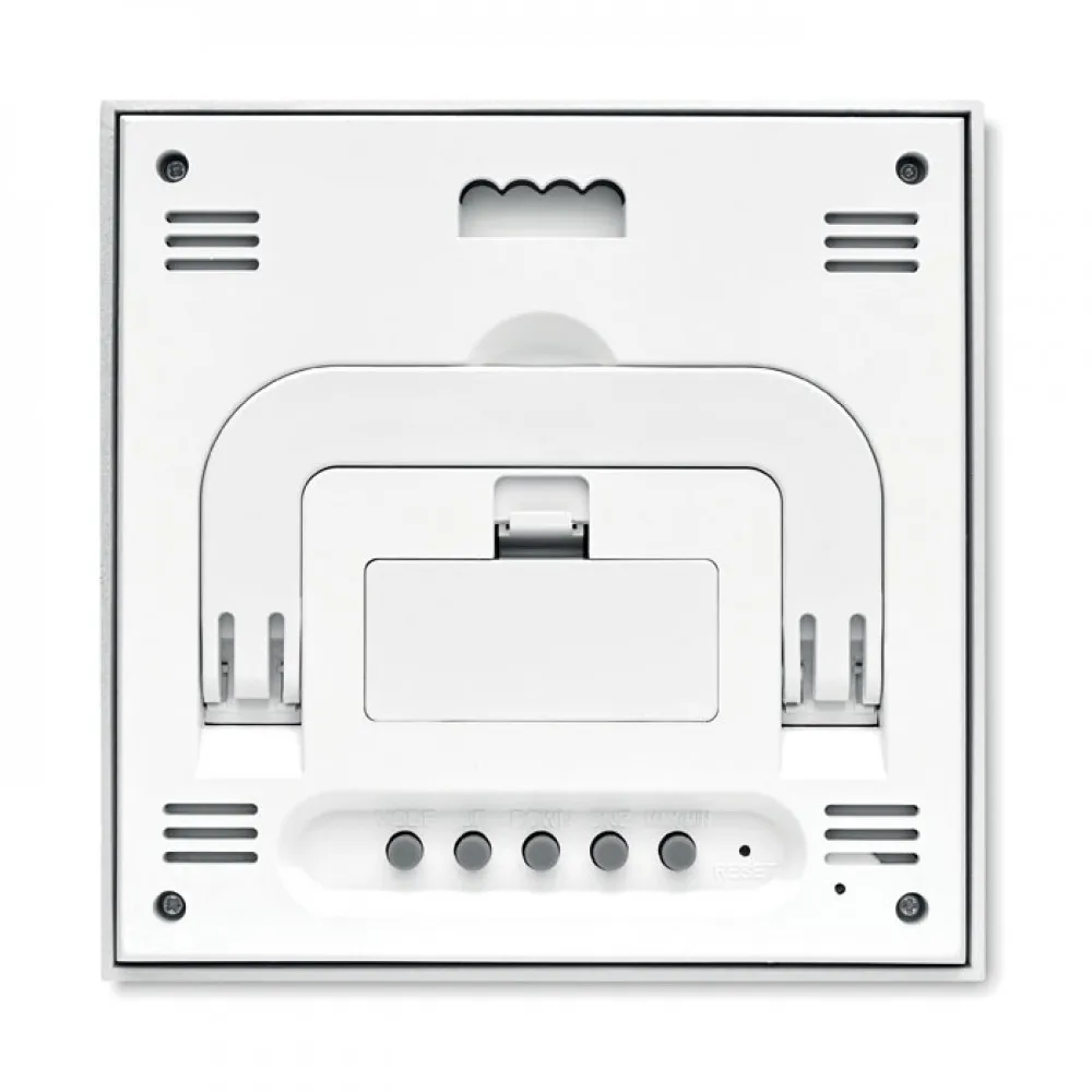 Bamboo Front Multi-functional Thermometer Temperature Humidity Calendar Weather Station Clocks