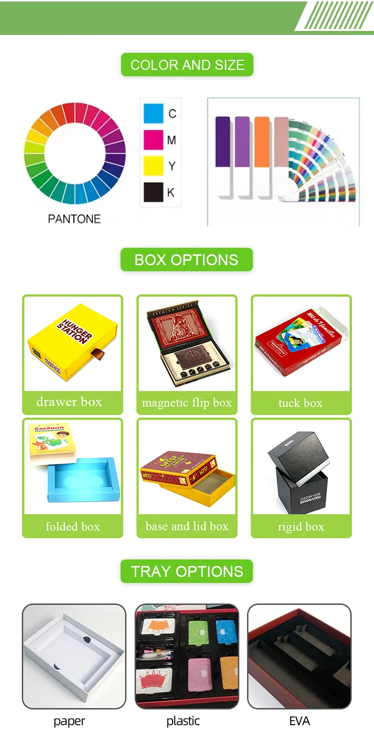 product customized special paper playing cards set hot stamping embossing 2 in 1 poker card with fild box-4