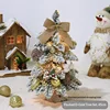 Golden pointed plush tree set 45cm