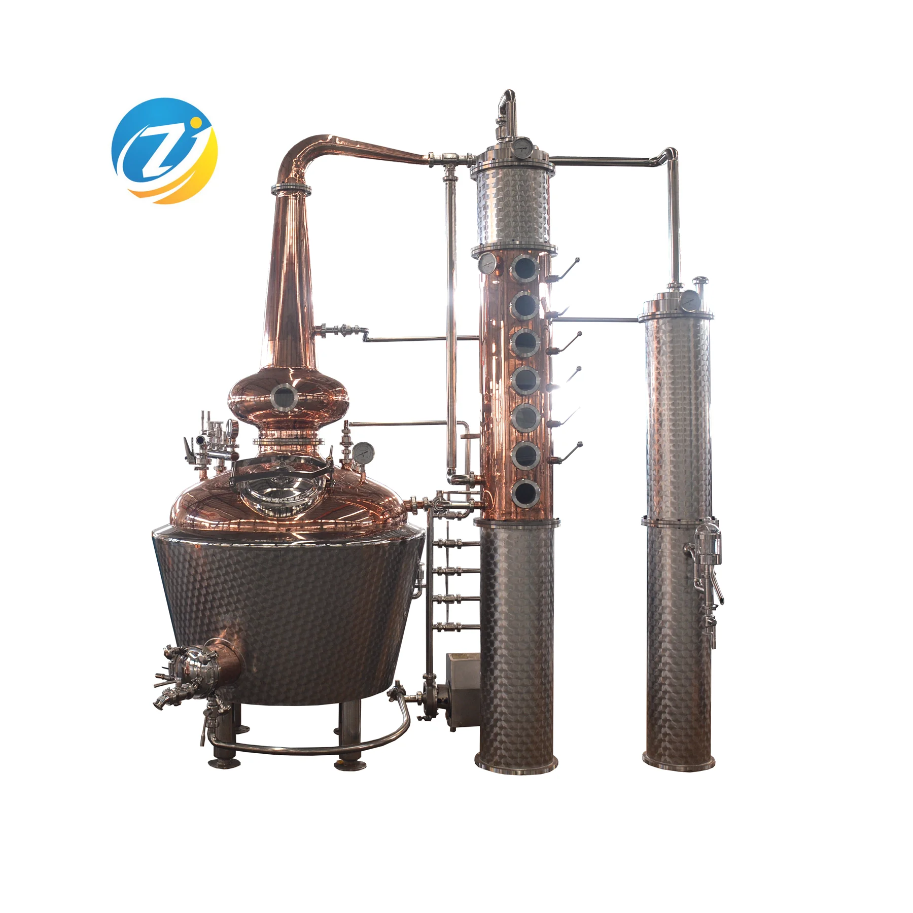 distillateur alcool cuivre comersial reflux distiller