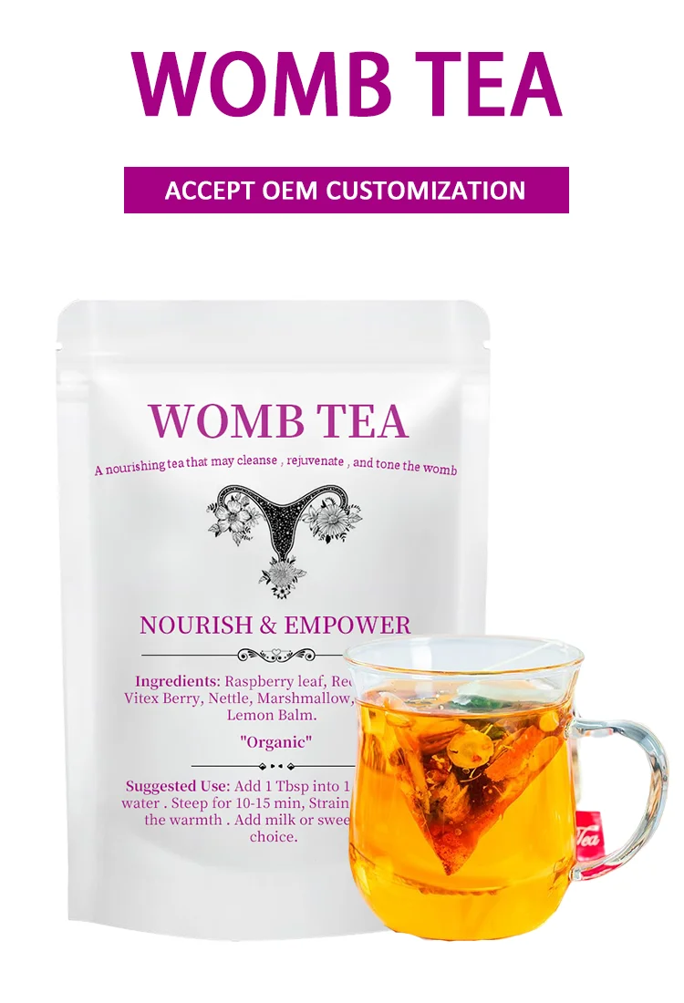 Custom Flower Tea Rose Detox Womb Tea For Fertility Woman`s Beauty ...