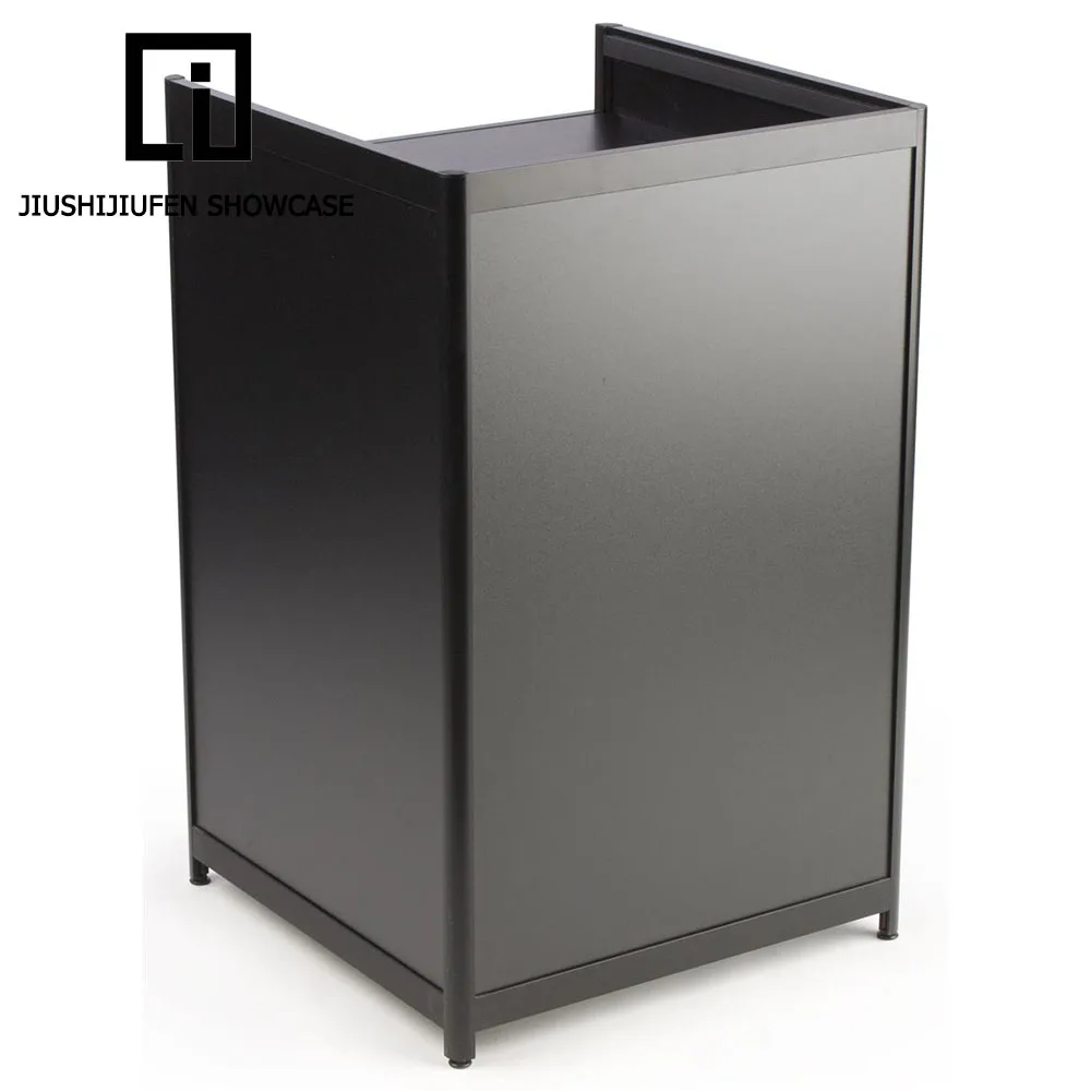 Modern Checkout Counters for Retail Store MDF Cash Register Stand with Locking Drawer