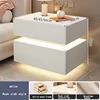 Losa de roca blanca + Luz de inducción