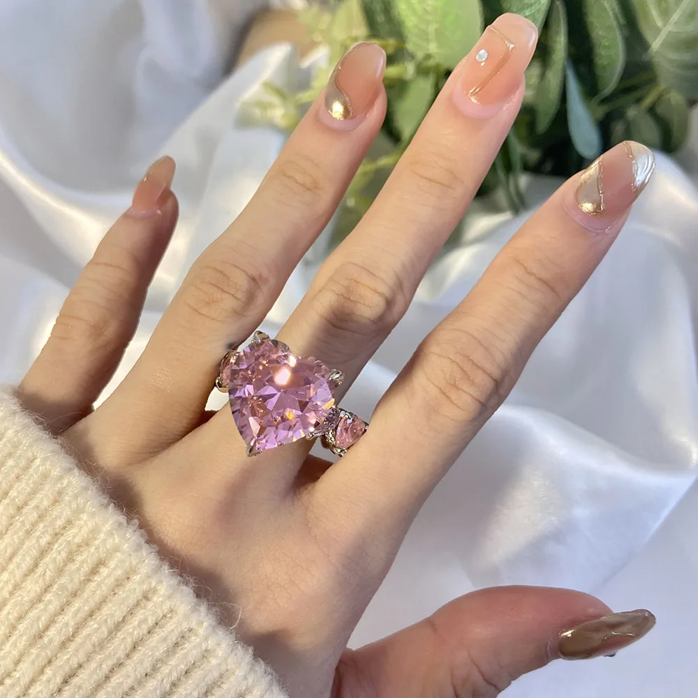 Anelli Pandora Anello A Forma Di Fiore In Argento Sterling: Diamante Simulato, Finitura Oro O Oro Rosa - Italia Casio Donna