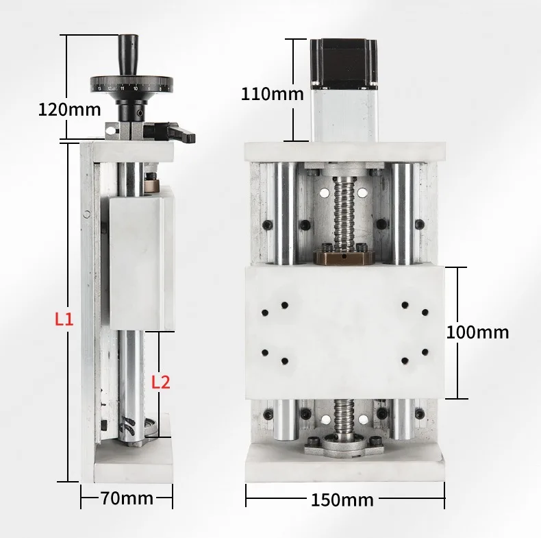 Slide Module Bar Two Dimensional Axis Track Slide Module Aluminum Profile Double Axis ...