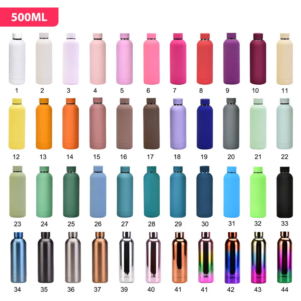 Двойная пользовательская нержавеющая сталь бутылка для воды настенные маленькие бутылки с пользовательским