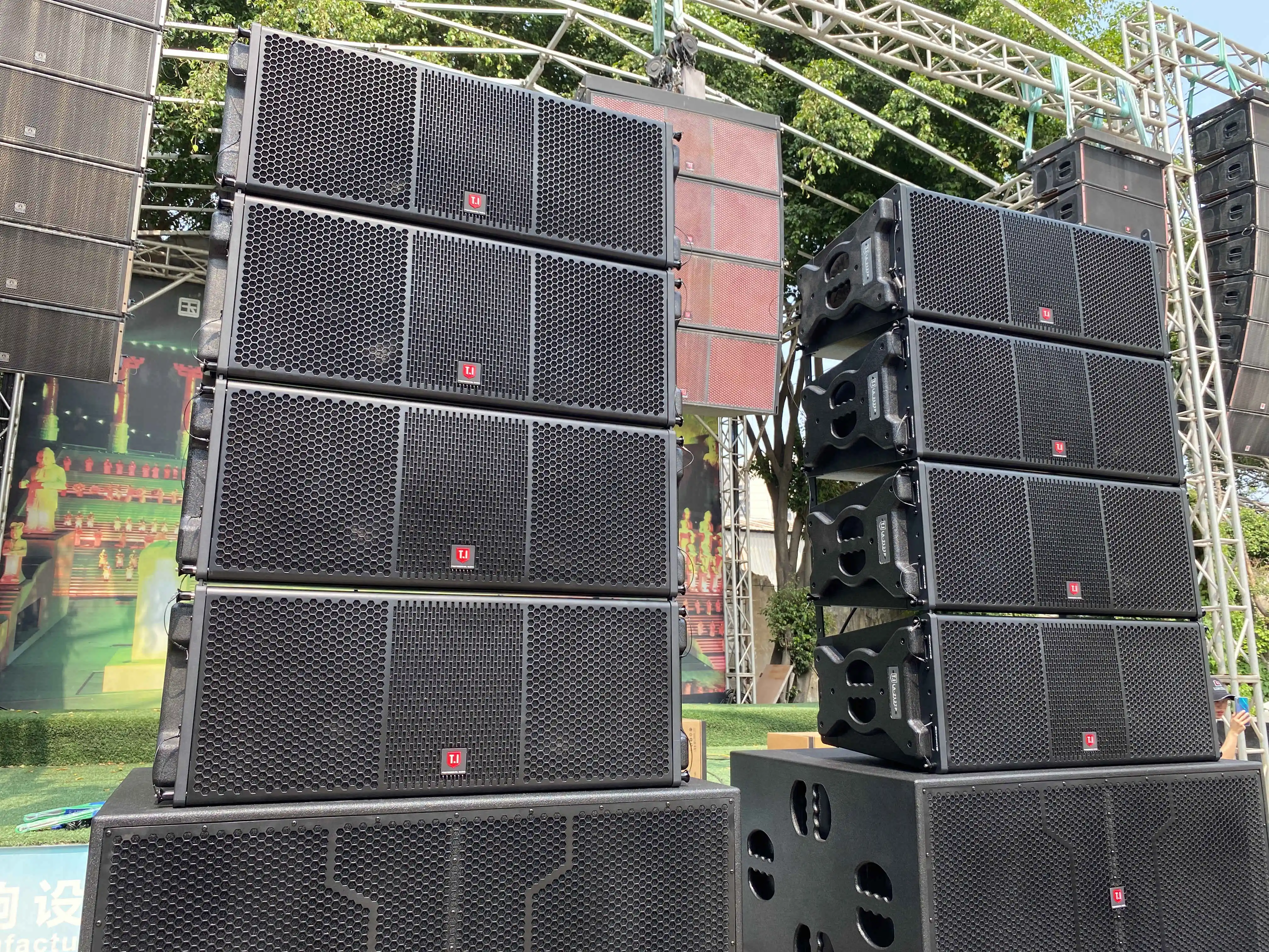 Double 12 Inch 2way Line Array Speaker Sound System TI Pro Audio Line Array Speakaer Sound System