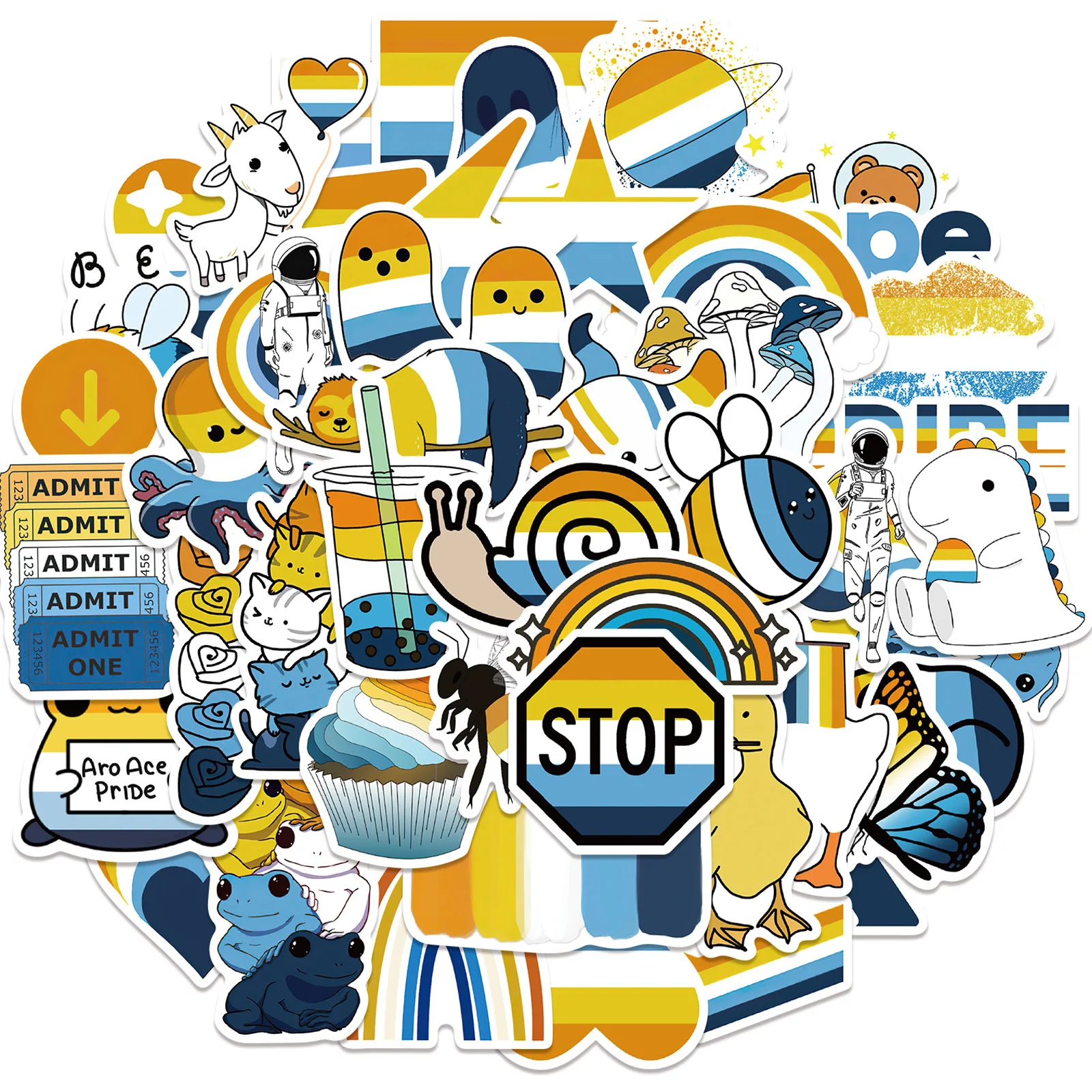 10/50 Uds. Pegatinas De Homi, Pegatinas De Graffiti Para Equipaje DIY, Portátil, Monopatín, Motocicleta, Bicicleta, Pegatina 2022 - AliExprs 21