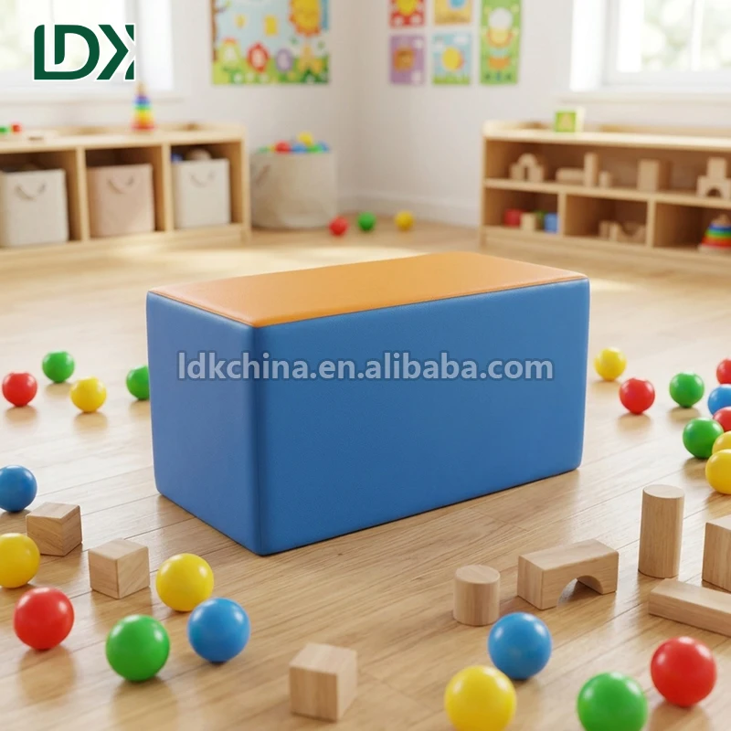 LDK Rectangle Foam Block Module Soft Sponge Gymnastics Spotting Equipment Play Mat for Kids