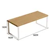 Natural wood color with white frame, small size 50X19X14.2CM
