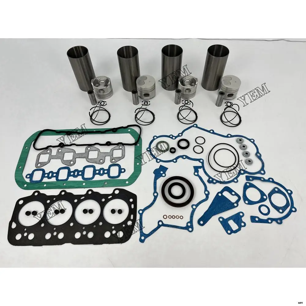 Brand New 1DZ-2 Rebuild Kit With Cylinder Gaskets Piston Ring Liner for Toyota