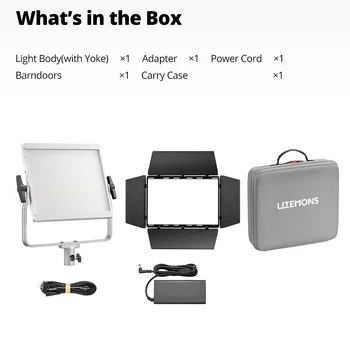 GODOX Litemons LED Panel Light LP400R/Bi LP600R/Bi LP1200R/Bi LED Dimmable High Brightness Photography Fill Light Control Studio product image