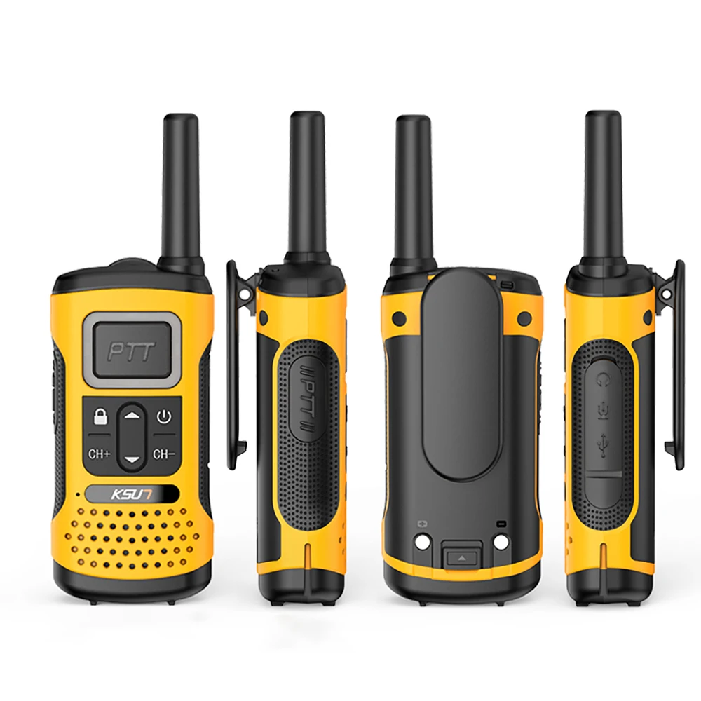 KSUN GZ32 Easy Pairing VOX Two Way Radio License Free FRS Pmr 446 Chinese Walkie Talkie a Lungo Raggio