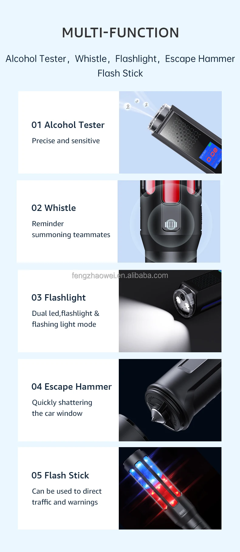 Alcohol Tester Testeur Dalcool Alcotester Fuel Cell Sensor Breathalyzer