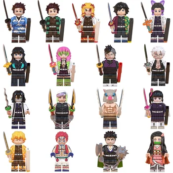 Wm Blocks Demon Slayer Wm6137 Kimetsu No Yaiba Sword Mini Building ...