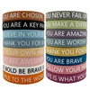colorful 16 styles of motivational silicone