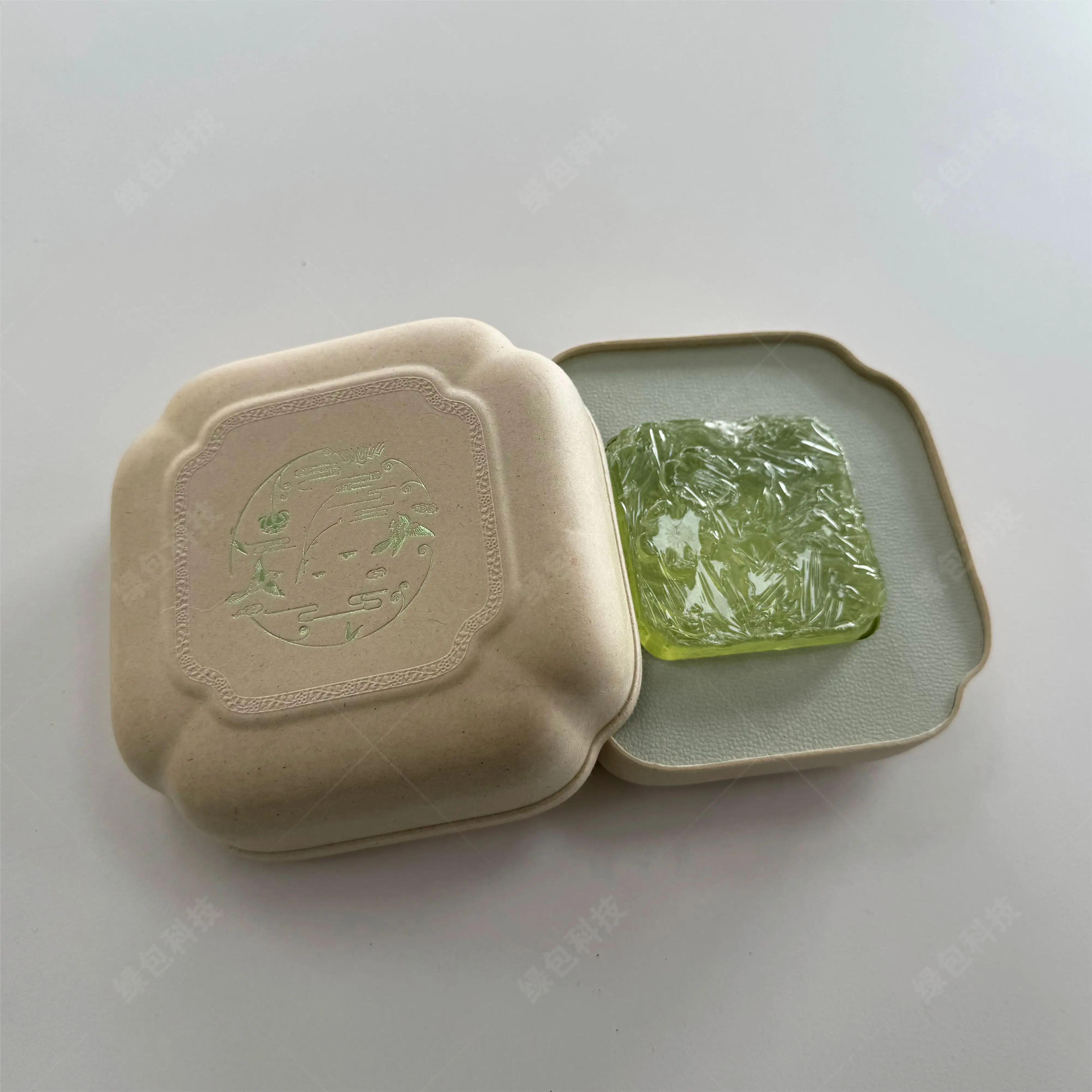 Eco Friendly Sugarcane Bagasse Pulp Molded Paper Soap Gift Box ...