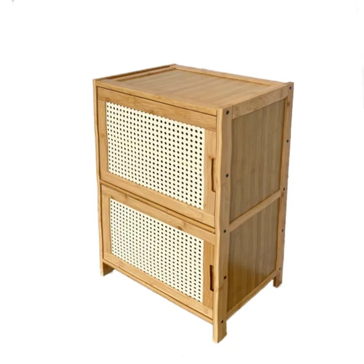 WDF Natural side board cabinet dolap armarios habitacion cabinet storage bamboo cabinets for living room. factory