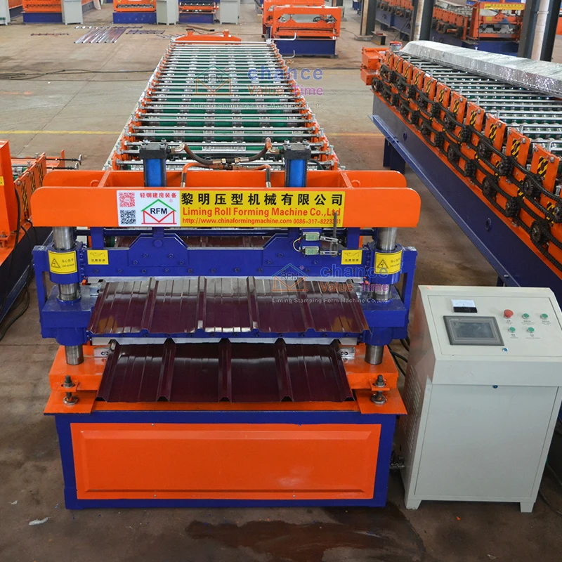 Liming Easy to Clean and Maintain Reduces Post Repair Costs Corrugated Sheets Roofing Machine Tile Making Machine