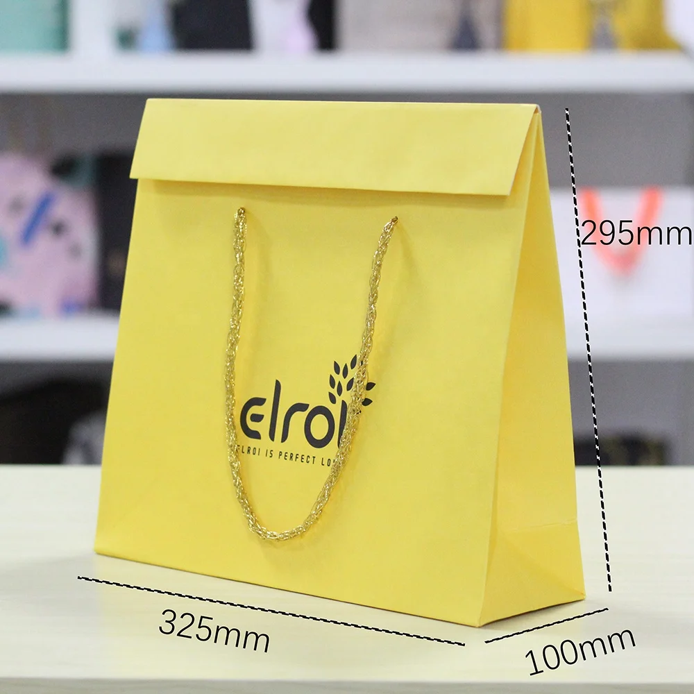 2019 креативный индивидуальный принт вашего собственного логотипа белый коричневый крафт подарок крафт бумажный пакет для покупок с ленточными ручками