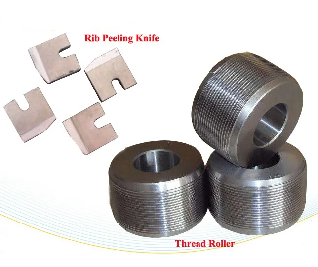 round thread roller die with long serve roller wheel for rebar rolling threading machine