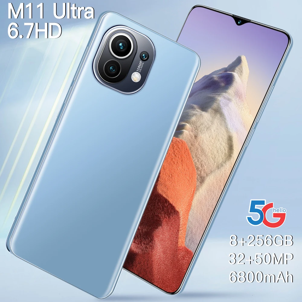 Смартфон M11 Ula, 6,7 дюйма, 16 + 512 ГБ, 3G, 4G, 5G