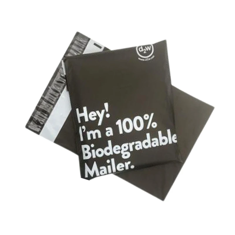 Custom Designed Luxury Courier Package Bag Big 10 X 13 Beige Patterned