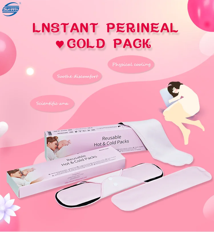 Reusable Perineal Ice Heat Packs With Sleeves Perineal Cooling Pads
