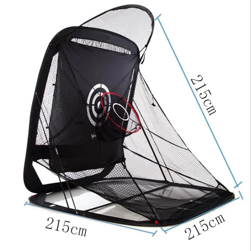 Folding Portable Home Garden Golf Practice Driving Net Black Outdoor