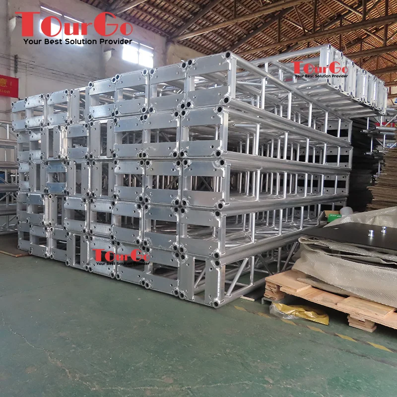 305x305mm Aluminum Tomcat Ninja Warrior Obstacle Course Truss