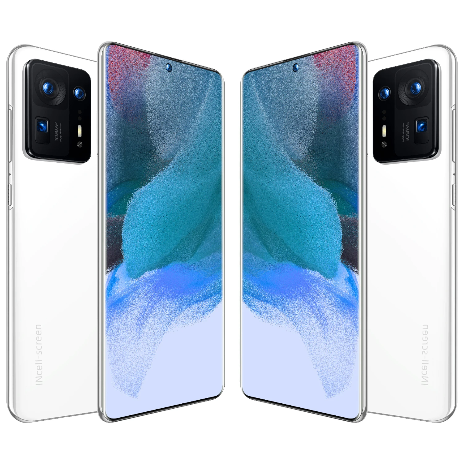 Горячая распродажа! MIX4 16 ГБ + 1 ТБ 7,3 дюймов полный экран Android 12,0 мобильный сотовый смартфон 7300 мАч уход за кожей лица разблокировки мобильного телефона